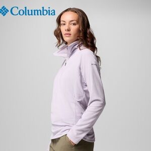 Women's Columbia Glacial™ IV Half Zip Fleece Pullover Lavender Size Medium